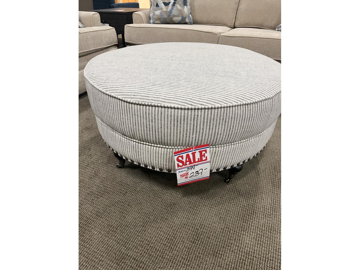 Ottoman, Grey Stripes